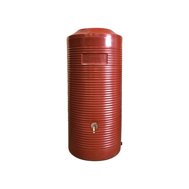 Round Poly Water Tank 320L Dark Stone