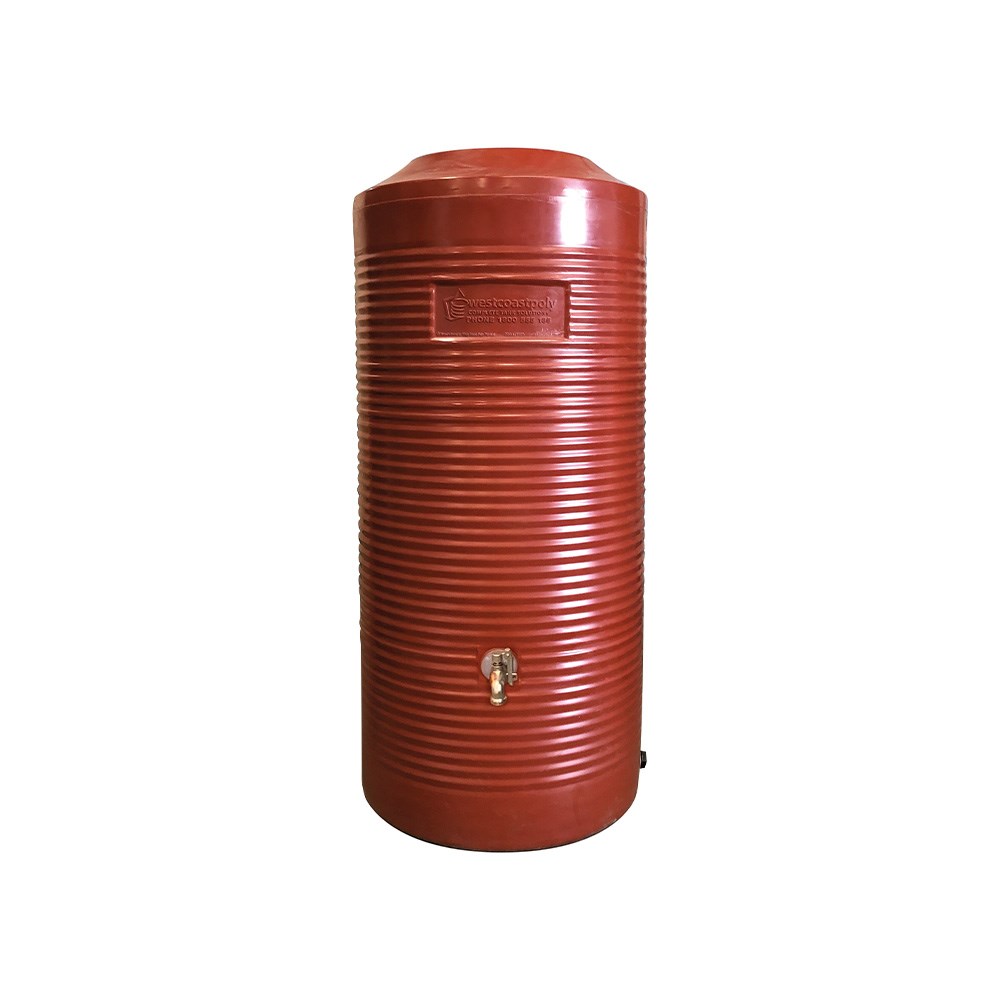 Round Poly Water Tank 320L Lunar Grey