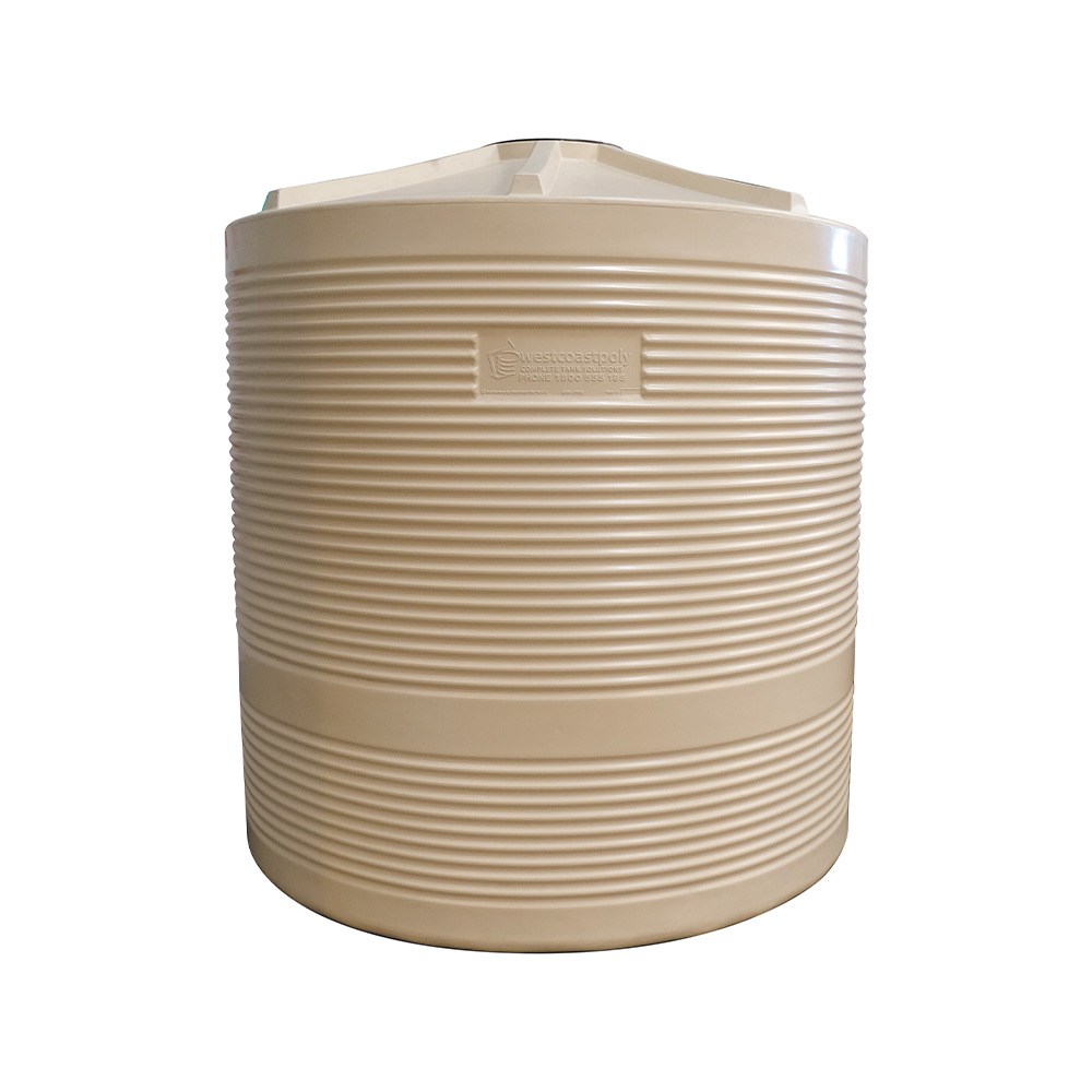Round Poly Water Tank 5300L Driftwood