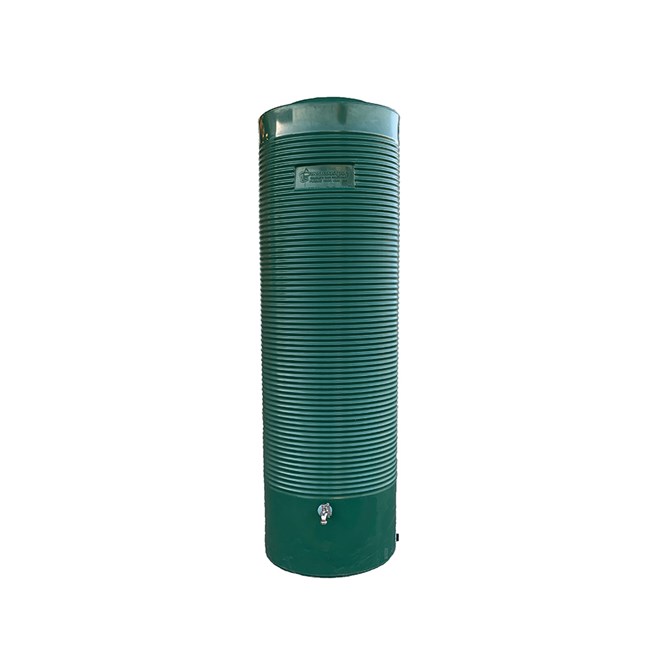 Round Poly Water Tank 550L Gun Metal Grey
