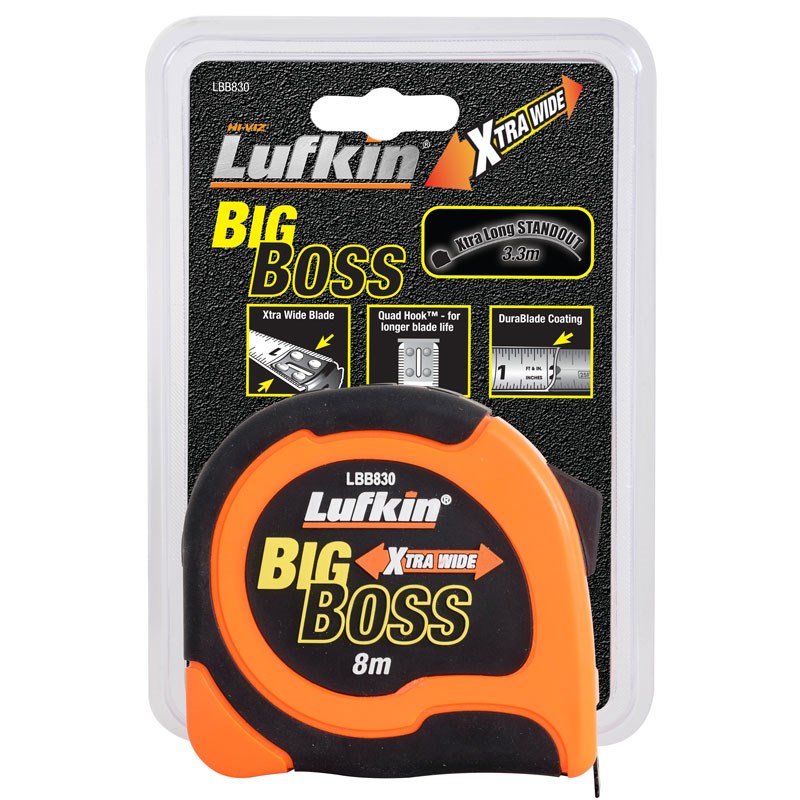 Lufkin 8m x 30mm Big Boss Tape Measure