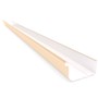 Quad Gutter Low Front 115 Smooth Cream