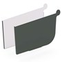 Quad Gutter Low Front 115 Stop End Pair Slate Grey