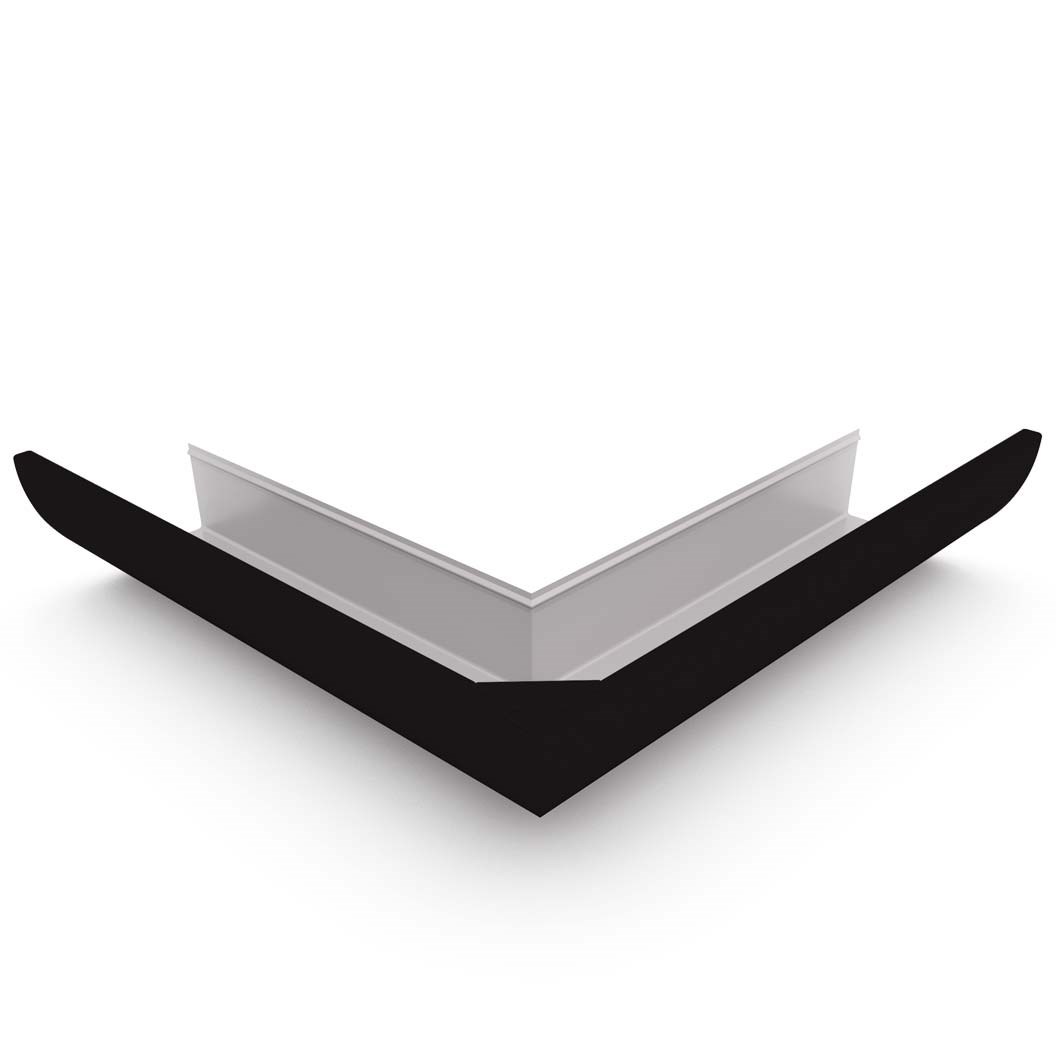 Quarter Round Gutter External Mitre Ebony