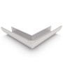 Quarter Round Gutter External Mitre Gull Grey
