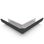 Quarter Round Gutter External Mitre Gun Metal Grey