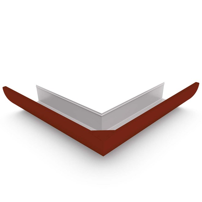 Quarter Round Gutter External Mitre Heritage Red