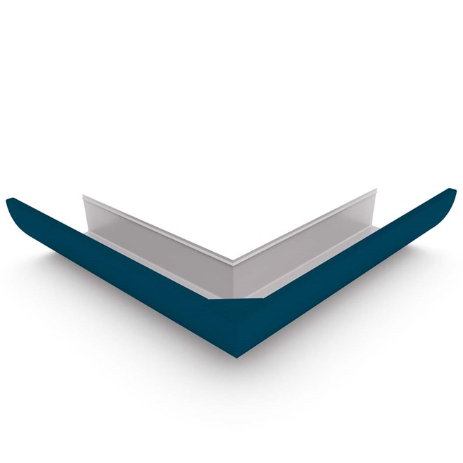 Quarter Round Gutter External Mitre Mountain Blue