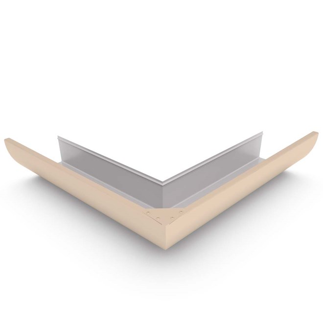 Quarter Round Gutter External Mitre Merino