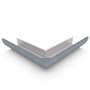 Quarter Round Gutter External Mitre Slotted Armour Grey