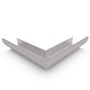 Quarter Round Gutter External Mitre Slotted Birch