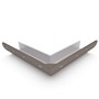Quarter Round Gutter External Mitre Slotted Driftwood