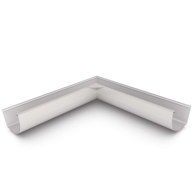 Quarter Round Gutter Internal Mitre Gull Grey