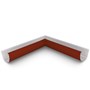Quarter Round Gutter Internal Mitre Heritage Red