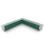 Quarter Round Gutter Internal Mitre Slotted Caulfield Green