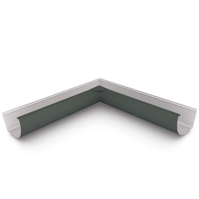 Quarter Round Gutter Internal Mitre Slate Grey