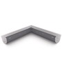 Quarter Round Gutter Internal Mitre Slotted Granite