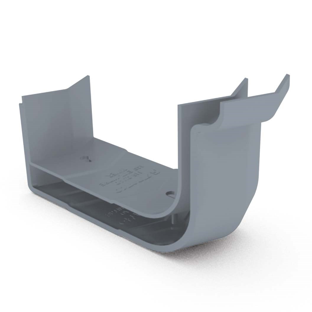 Quad Gutter 115 External Two Piece Cast Angle 135° Armour Grey