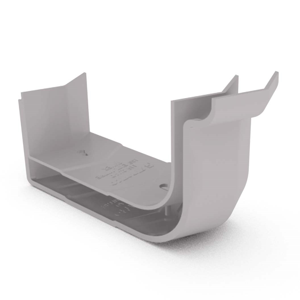 Quad Gutter 115 External Two Piece Cast Angle 135° Birch