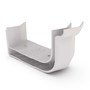 Quad Gutter 115 External Two Piece Cast Angle 135° Gull Grey