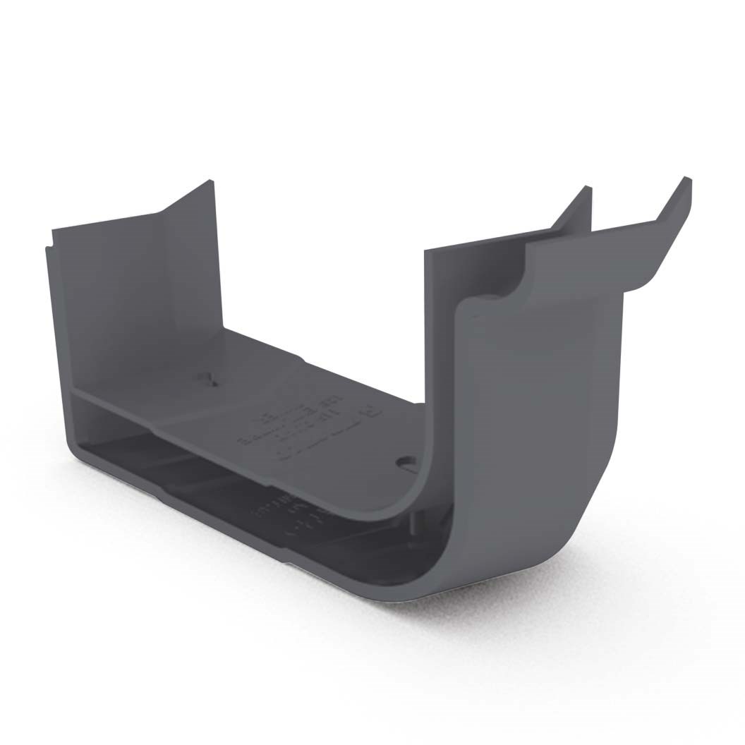 Quad Gutter 115 External Two Piece Cast Angle 135° Granite