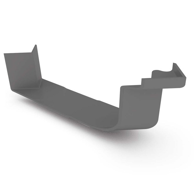 Quad Gutter 115 External Cast Angle 90° Cobblestone