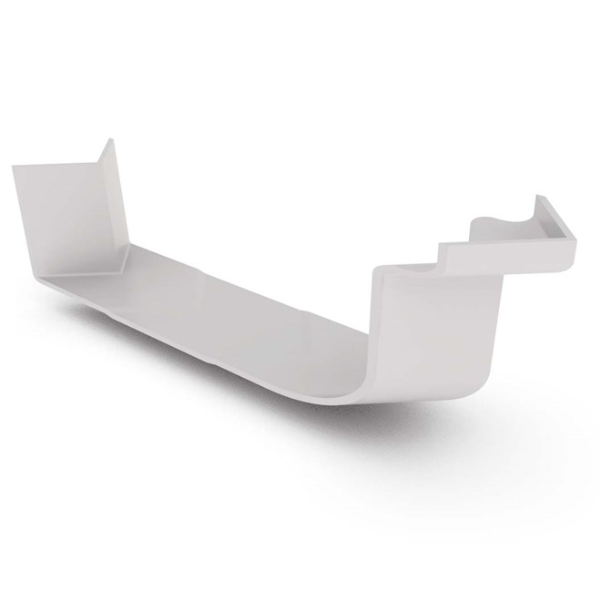 Quad Gutter 115 External Cast Angle 90° Gull Grey