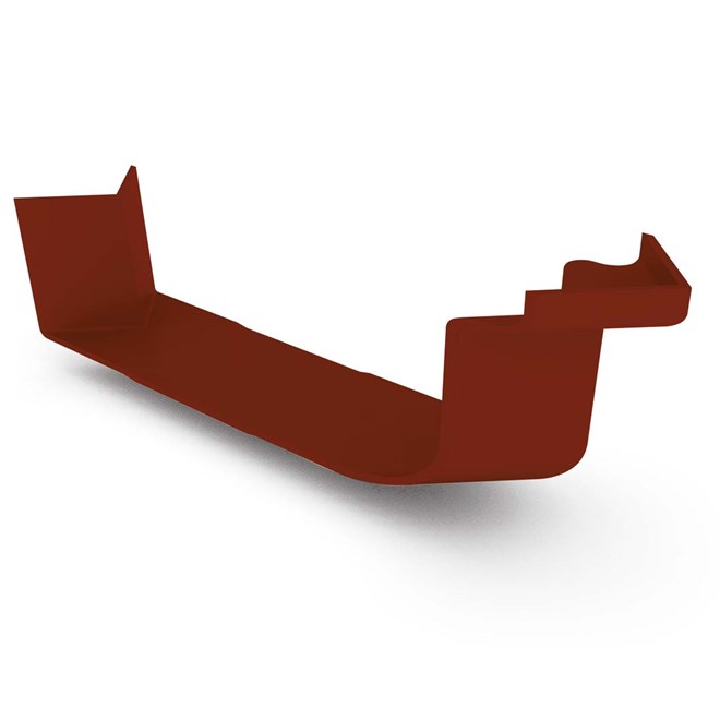 Quad Gutter 115 External Cast Angle 90° Heritage Red