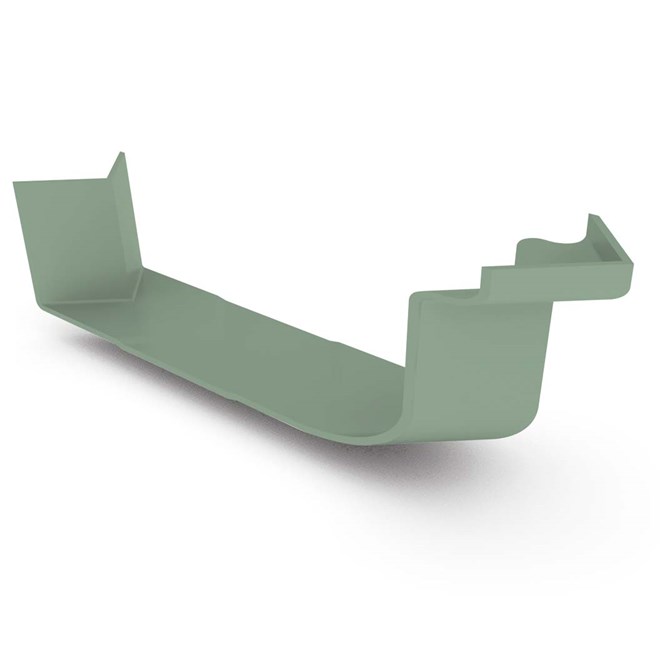 Quad Gutter 115 External Cast Angle 90° Mist Green
