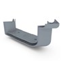 Quad Gutter 115 External Two Piece Cast Angle 90° Armour Grey