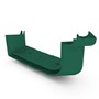 Quad Gutter 115 External Two Piece Cast Angle 90° Caulfield Green