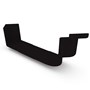 Quad Gutter 115 Internal Cast Angle 90° Ebony