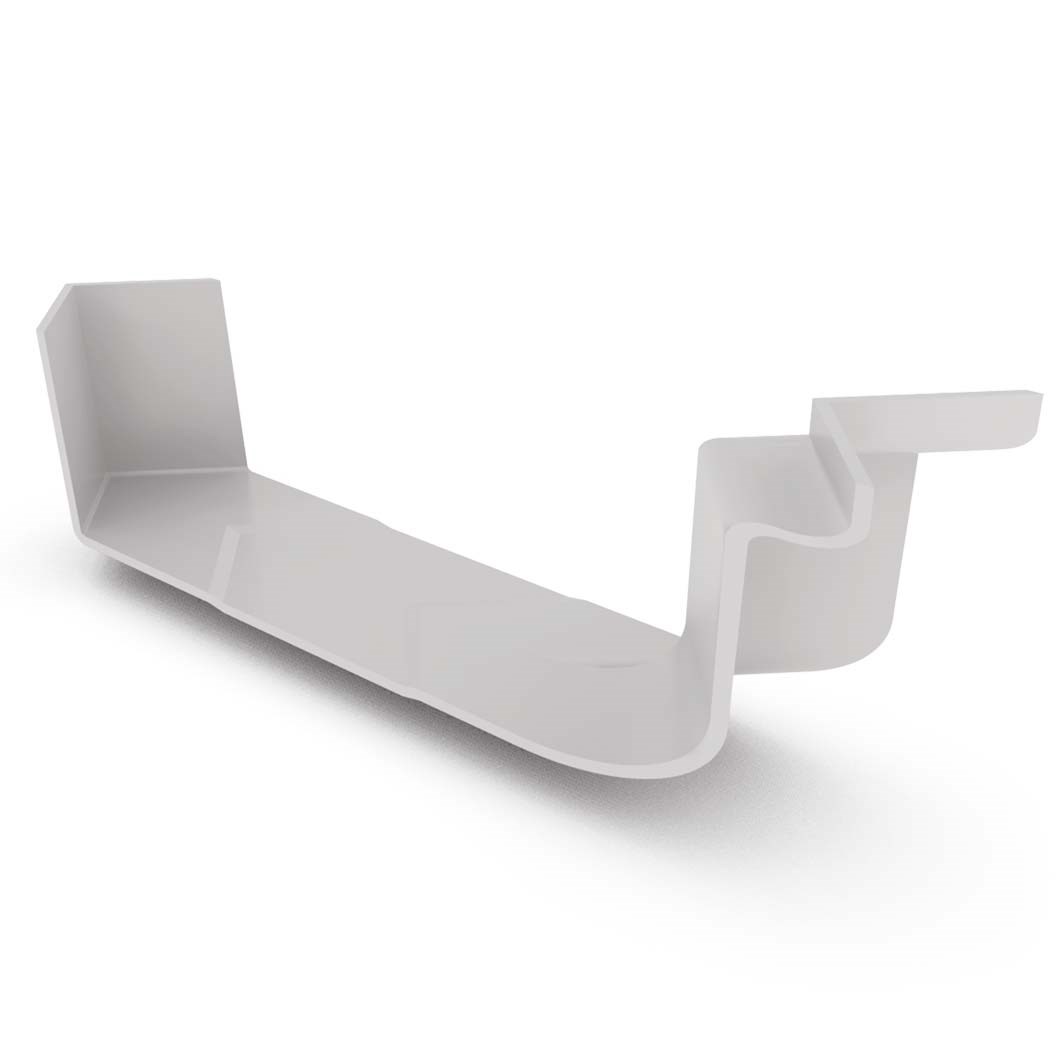 Quad Gutter 115 Internal Cast Angle 90° Gull Grey