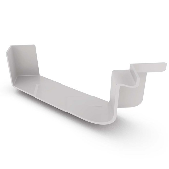 Quad Gutter 115 Internal Cast Angle 90° Gull Grey