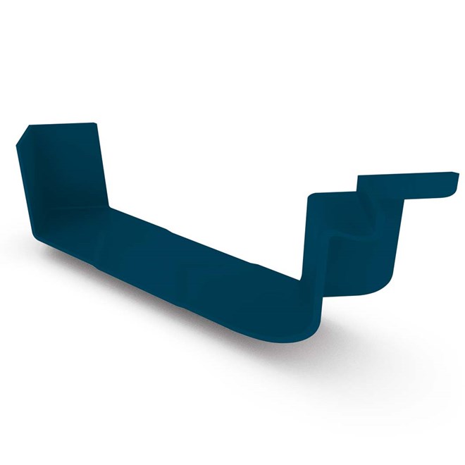 Quad Gutter 115 Internal Cast Angle 90° Mountain Blue