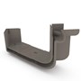 Quad Gutter 115 Internal Two Piece Cast Angle 90° Driftwood
