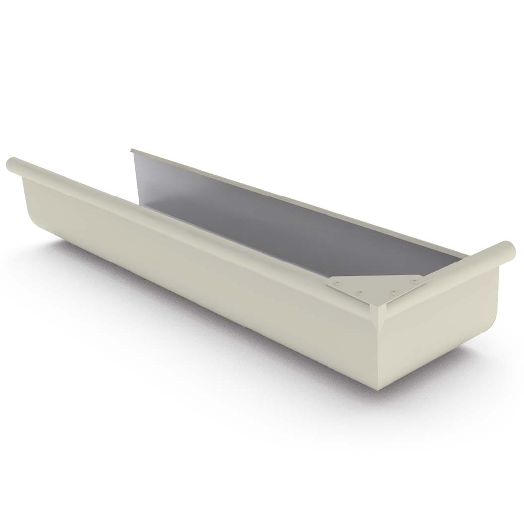 Quad Gutter 175  Return Stop End Right Hand Moss Vale Sand