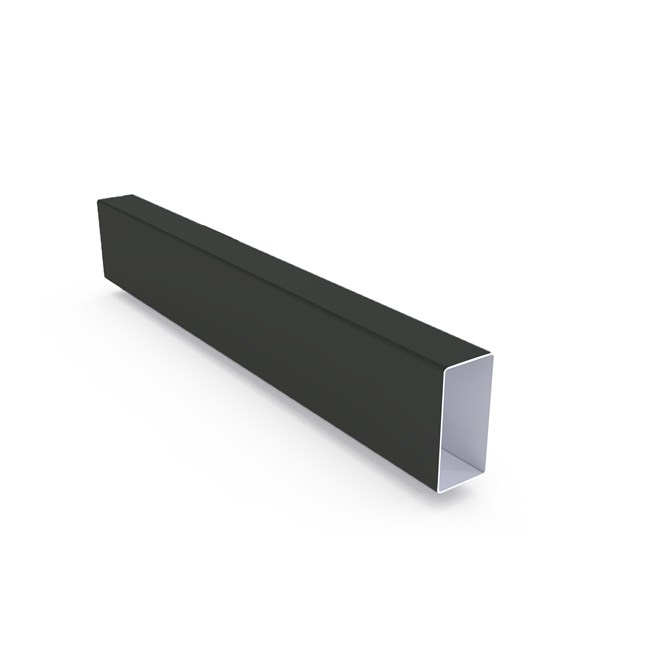 Rectangular Patio Tube 76x38mm 1.6mm BMT Slate Grey 3000mm