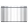 Squash Top Fence Gate 2450 x 1800mm Black