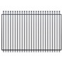 Squash Top Fence Gate 2450 x 2100mm Black