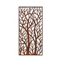 Real Rust Steel Screen Forest 1800 x 900mm