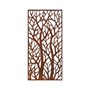Real Rust Steel Screen Forest 1200 x 600 Mm