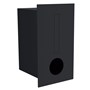 Posta Fence Mount Letterbox Black