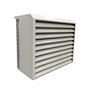 Steel Louvre Air Conditioner Cover Off White
