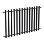 Barr Fencing Panel 1000mm x 1733mm in Satin Black