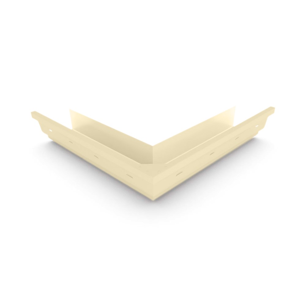 S Gutter External Mitre Smooth Cream