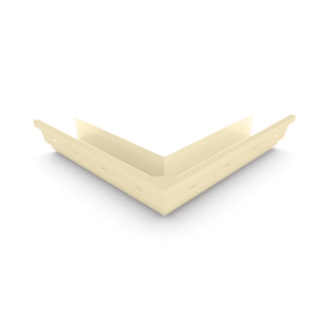 S Gutter External Mitre Smooth Cream