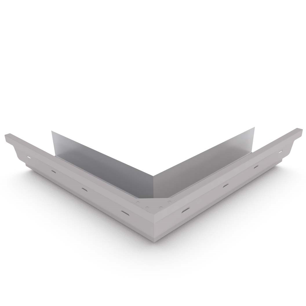 S Gutter External Mitre Slotted Birch