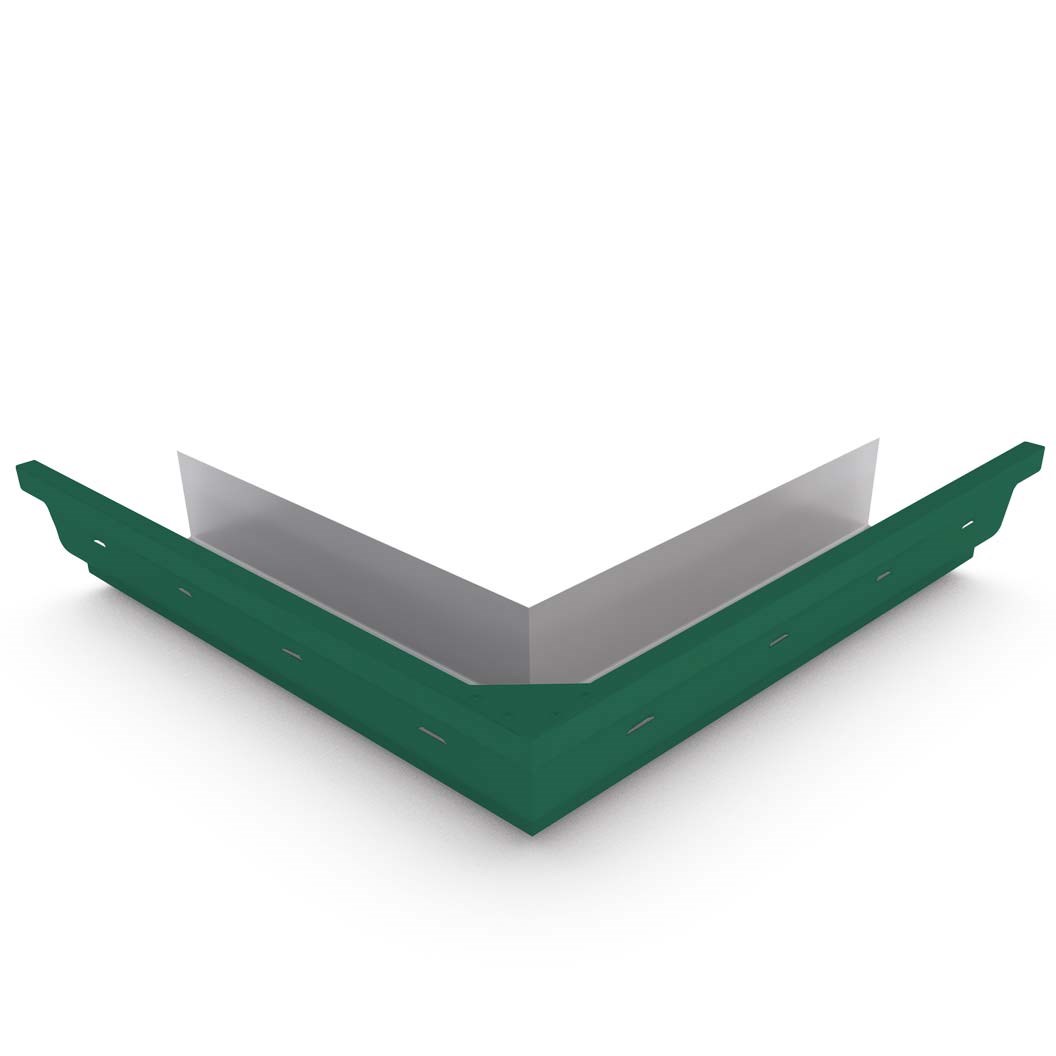 S Gutter External Mitre Slotted Caulfield Green
