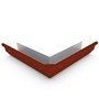 S Gutter External Mitre Slotted Heritage Red
